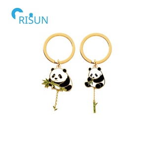 Op Maat Gemaakte Panda Kat Haai Astronaut Bungelend Scharnier Scharnierende Charme Llavero Sleutelhanger Ring Sleutelhanger Custom Bengelen Charme Sleutelhanger - Product Image 3