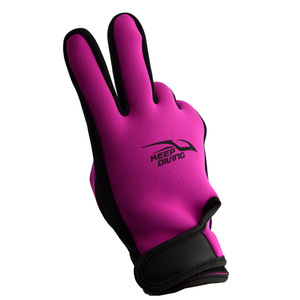 Gants de plongée en néoprène KEEP DIVING 2 mm d'épaisseur, paume antidérapante, coupe-vent, anti-froid, DG-211 - Product Image 2