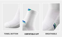 Vente en gros de chaussettes de badminton épaissies de haute qualité respirantes et confortables à la mode avec logo personnalisé pour hommes professionnels