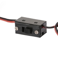2 récepteurs avec interrupteur d'alimentation de canal supplémentaire en plastique 1/10 1/8 Rc 4Wd pour voiture RC TRX4 Axial Scx10
