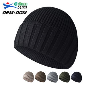 Mới Đến Unisex Mùa Đông Ấm Beanie Hat Rắn Màu Skull Cap Cho Nam Giới Và Phụ Nữ Bán Buôn Bãi Biển Và Kinh Doanh Thích hợp - Product Image 1