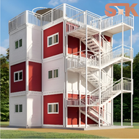 20ft Expandable Container Modular House Mobile Office Detachable Container House Mobile Office