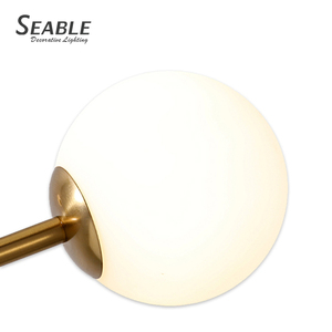 Lampada <span class=keywords><strong>a</strong></span> sospensione per lampadari da interno <span class=keywords><strong>a</strong></span> tre braccia con testa in vetro soffiato Vintage creativo - Product Image 6