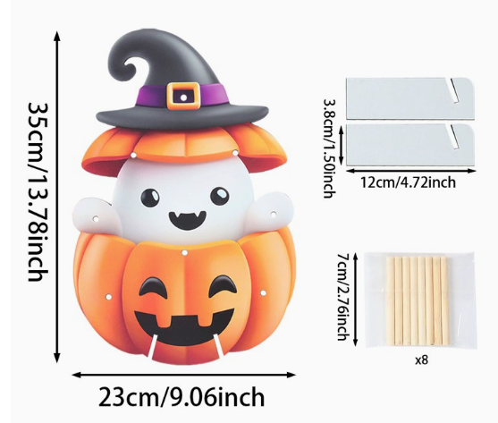 13.78 inch* 9.60 inch wooden show shelf