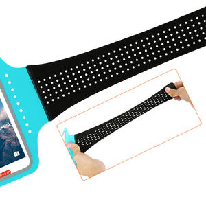 Custom Ultra-Thin Elastic <b>Phone</b> Armband Outdoor Running Full-Screen Fingerprint <b>Unlock</b> Breathable Waterproof Jogging Arm Bags - Product Image 4