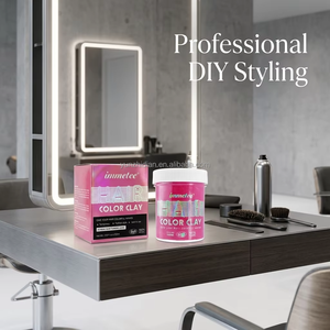 Argilla Colorante per <span class=keywords><strong>Capelli</strong></span> OEM Private Label, Tinta Temporanea Lavabile, Cera Modellante Rapida per Uomini e Donne, Vegana 100ml - Product Image 2