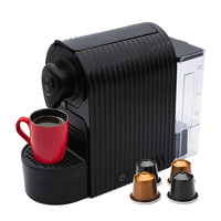 Cafetière instantanée, petits brasseurs à service unique pour le bureau, mini machine à café à capsules portable avec réservoir d'eau de 700ml, 19 bars