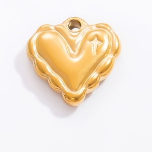18k Gold Plated Stainless Steel DIY Pendant Accessories Handmade Non-Fading Necklace Women Trendy Charms Circling Setting - Product Image 3