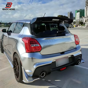 Pour <span class=keywords><strong>Suzuki</strong></span> <span class=keywords><strong>Swift</strong></span> Sport ZC33S 2018-2024, pièces de carrosserie en fibre de carbone, protection d'angle de pare-chocs arrière, 2 pièces, diffuseur <span class=keywords><strong>Suzuki</strong></span> - Product Image 4