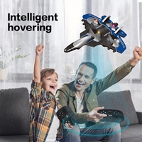 Avion Télécommandé Samtoy Incassable pour Adultes, Chasseur à Réaction RC, Jouet Télécommandé