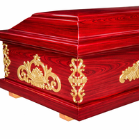 Cercueil en MDF Qianrui, cercueil en bois professionnel pour enterrement, cercueil personnalisable pour adultes, cercueil funéraire en gros, fournitures funéraires de qualité supérieure
