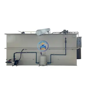 Máquina de flutuação de ar dissolvido para estação de tratamento de esgoto, unidade DAF de esclarecimento de alta eficácia, sistema de flutuação de ar dissolvido
