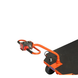 Chariot à main électrique industriel pliable avec conception de plateau plat, chariot à plateau plat robuste - Product Image 3