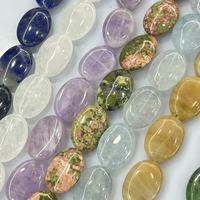 Vente en gros pierre précieuse 18X25MM grande pierre naturelle ovale pour la fabrication de bijoux 15 pièces/str