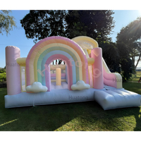 Château gonflable combiné pour enfants en PVC avec toboggan, château gonflable pour enfants à louer