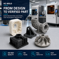 Service d'impression 3D personnalisé SLA SLS MJF FDM SLM Fabricant de prototypes rapides en plastique et en métal