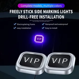 LED Custom Car Badges Emblems Light For Universal Led Car Logo Light VIP light