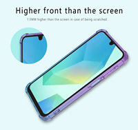 Coques de téléphone portable anti-chute pour Samsung A26 A56 Gradient A06 5G A05S - Housse de protection design professionnel en TPU