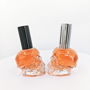 50ml Transparent <strong>Glass</strong> <strong>Bottle</strong> <strong>Skull</strong> Shaped Small Perfume <strong>Bottle</strong> - Product Image 2