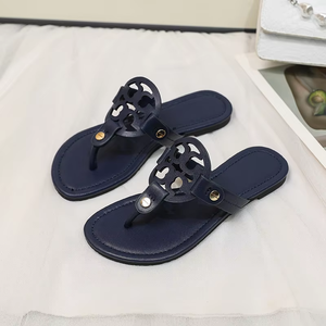 Top Luxury Designer Shoes TORY Matte Womens slippers Zapatos De Mujer Elegant for Fashionable Casual Square Toe 2026 Sandals - Product Image 6