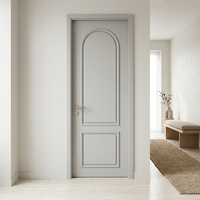 Porte intérieure moderne insonorisée en panneau mélaminé laqué avec technologie de noyau solide pour chambre, hôtel, bureau, garantie 5 ans