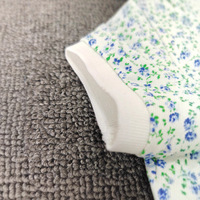 Robe florale en coton coupe trapèze pour filles, tenue d'été élégante style princesse coréenne, col polo, manches courtes, nouvelle collection 2026