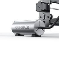 ATOMSTACK X7 A10 S10 A5 PRO Accessoires à assistance pneumatique Installation rapide et silencieuse Élimination des résidus Super flux d'air Découpe/gravure laser