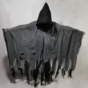 Halloween adulto <span class=keywords><strong>mantello</strong></span> Vintage Horror rinascimentale <span class=keywords><strong>mantello</strong></span> con cappuccio per TV & film oggetti di scena Cosplay - Product Image 3
