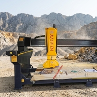 Machine de découpe de pierre CNC à 4 axes Xianda pour granit, 15 kW, 380 V, longueur maximale 3200 mm, longue durée de vie