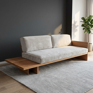 Juego de Sofás Seccionales de Madera Japonesa de Lujo para Sala de Estar - Ecológico y Duradero - Product Image 2