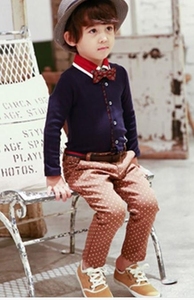 Pantalones Harem de Algodón con Volantes para Niños, Pantalones Deportivos para Niños, Venta al Por Mayor - Product Image 2