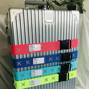 Sangles de fixation réfléchissantes 5*200cm, sangle de bagage, nouveau style, sangles de bagage de voyage avec verrouillage unidirectionnel, 5*200CM réglable - Product Image 4