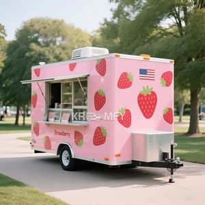 2025 Fast Concession Ice Cream Roll Trailer <b>Mobile</b> Food Truck - Product Image 5