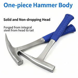 مطرقة الجيولوجيا للتعدين مدببة برأس مسطح مطرقة البناء للاستكشاف الجيولوجي OEM دعم مخصص - Product Image 5