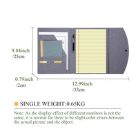 Carpeta Portafolio de Cuero PU, Máquina Encoladora de Carpetas Automática, Portafolio para Documentos, Accesorios de Oficina, Carpeta Portafolio