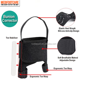 Corrector de Juanetes, Férula Ajustable para Juanetes con Correa Antideslizante y Tira de Aluminio, Alivio del Dolor de Hallux Valgus, Enderezador de Dedos Grandes - Product Image 3