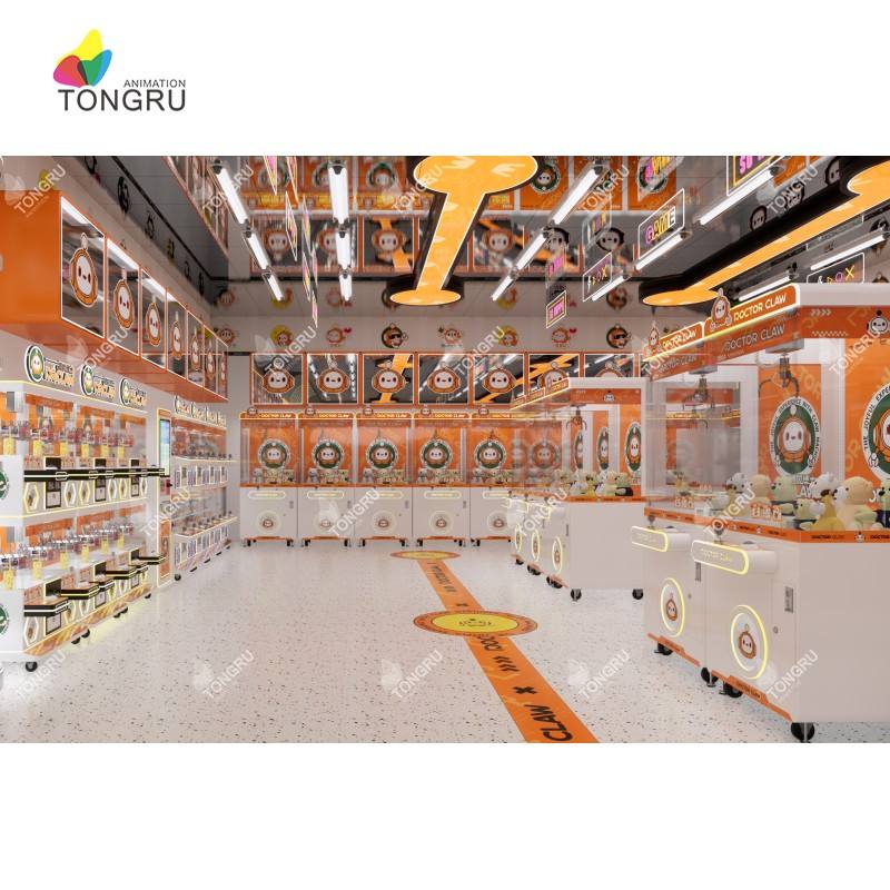 Conception de magasin de machine de griffe