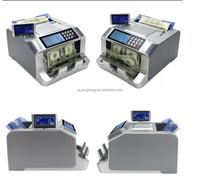 Machine de comptage d'argent de haute qualité GR-728D2 avec écran LCD double écran de détection, compteur de billets de banque