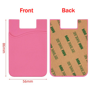 Autocollant personnalisé en silicone 3M Portefeuille intelligent Porte-cartes de téléphone portable Cadeau d'affaires pour cartes d'identité et de crédit - Product Image 3