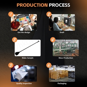 เรือพายเรือแคนูเรือคายัคกีฬาทางน้ำทำจากคาร์บอนไฟเบอร์ปรับแต่งโลโก้ได้ - Product Image 6