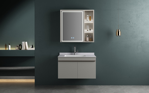 Mueble de Baño Industrial de Calidad Hotelera |   Puertas para Mascotas y Espejo LED Antivaho |   Diseño de montaje en pared para espacios <span class=keywords><strong>urbanos</strong></span> - Product Image 6
