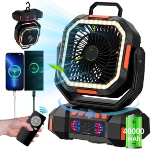 Automatically Oscillate Intelligent <b>Fans</b> 40000mAh LED Mode Portable for Outdoor Camping Hung <b>Fan</b> - Product Image 1