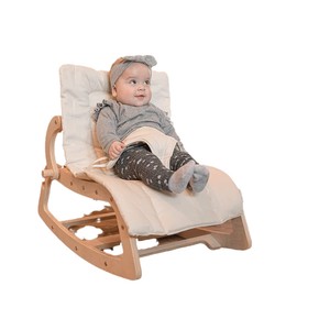 Cuna 3 en 1 para bebés, silla reclinable, mecedora ajustable y columpio personalizable para uso doméstico - Product Image 1