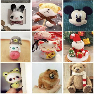 바늘 펠팅을 위한 2oz 카드화된 양고기 양모 채우기 배팅, 니트 장난감, 공예품, 밝은 창작, 베개 필러, 박제 - Product Image 6