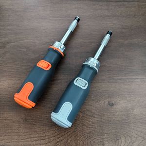 Ratcheting <b>Screwdriver</b> Set 12 In 1 Industrial Grade Cross Phillips Bit Anti Slip Handle Matte Finish For Home Use - Product Image 1