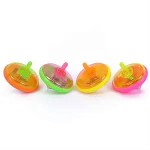 Date Pop Enfants Enfants Garçons Filles Acrylique Spinner Gyro 5cm 2 Pouces Surprise Oeuf Capsule Jouet Coloré Cristal Toupie Jouet - Product Image 1