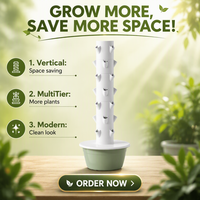 Tour de culture hydroponique transfrontalière à haute rigidité pour légumes