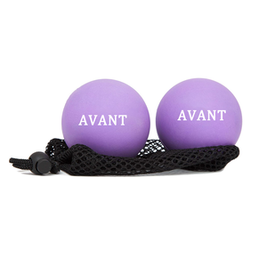 Bola de Fascia de Silicone Elástica para Yoga e Fitness, Bola de Massagem para Recuperação com Logo Personalizado - Product Image 4