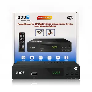Peru Argentina ISDB-T Digital TV BOX TV Plus With Antenna WIFI Media Player HD 1080P ISDBT Set Top Box