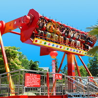 Manèges commerciaux Top Spin pour parcs d'attractions extérieurs, attractions d'aventure, directement de l'usine